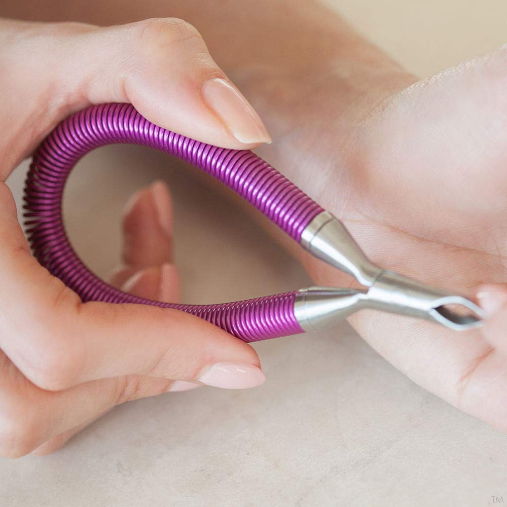 Tweezerman Grip & Snip Spiral Spring Cuticle Nipper Assorted Colors : Manicure Tools : Beauty