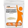 BulkSupplements.com White Kidney Bean Extract Powder - White Kidney Bean Powder, Herbal Supplement - Gluten Free, 1500mg per Serving, 500g (1.1 lbs) (Pack of 1)