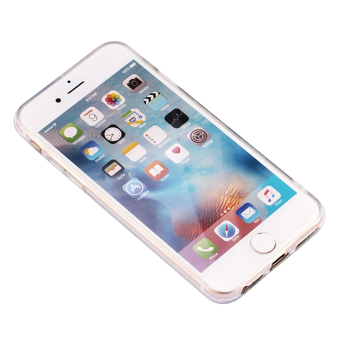 iPhone 7 Case for Girls,iPhone 6S Case,i-Dawn iPhone 6 6S 7 Crystal Clear Soft TPU Glitter Bling Liquid Floating Quicksand Case Cover with Stand (Purple)