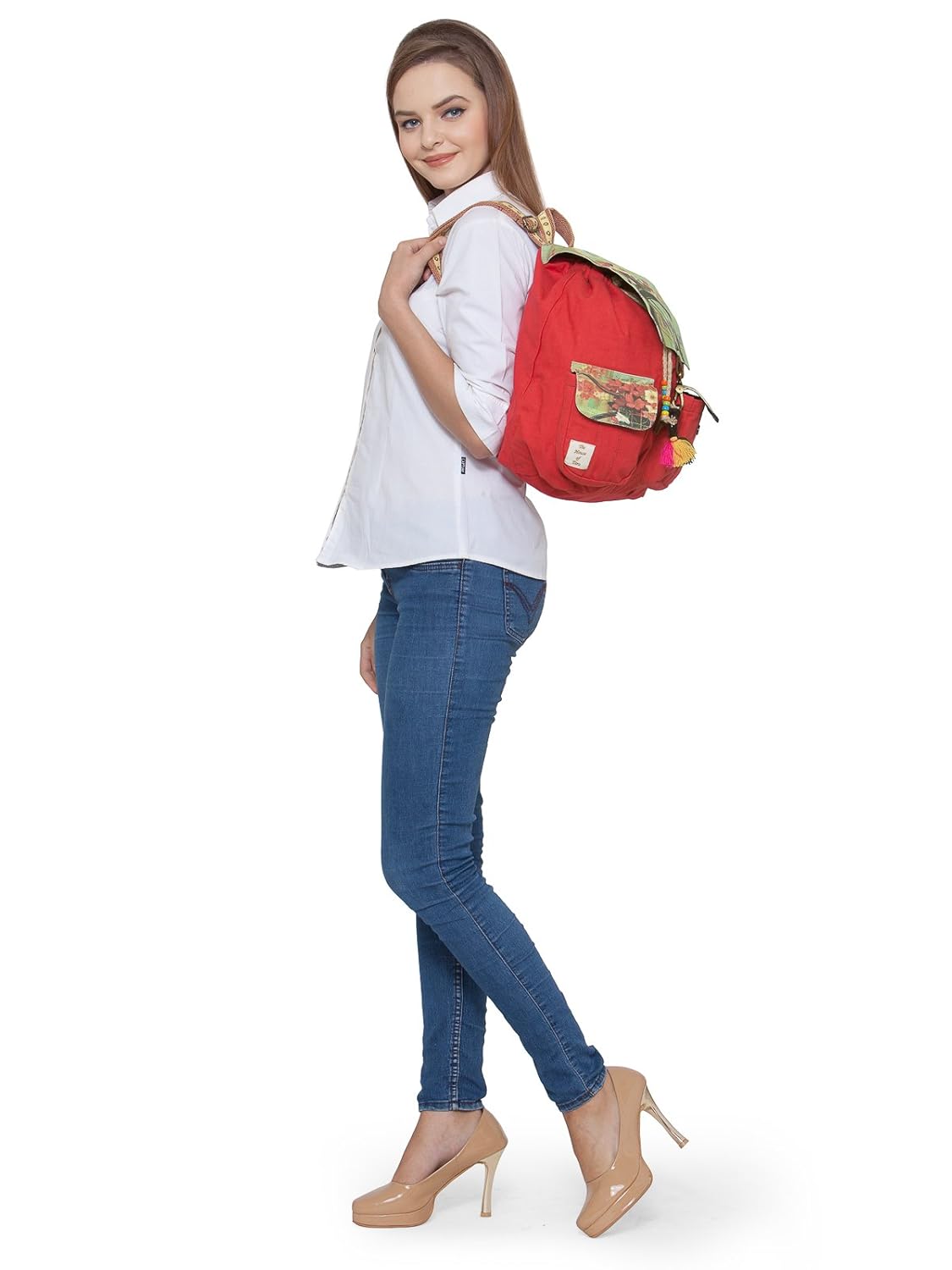 the house of tara women's backpack handbag(multicolour, htbp 082)