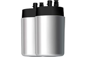 HIWATER 2 Pack Faucets Filters Cartridge，Replacement for Brita® Faucet Filter,Water Filter Compatible with Brita® Faucet Filtration Systems- Chrome