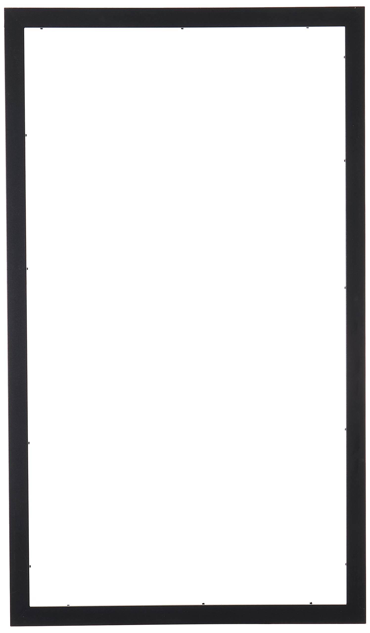 ArtToFrames 20x36 inch Satin Black Picture Frame, 2WOMFRBW26079-20x36