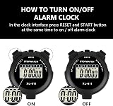 Vicloon Sport Stopwatch Timer Digital Large Display Multi Function view 4