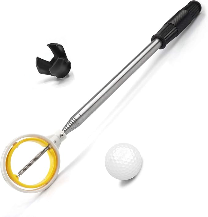 prowithlin Golf Ball Retriever, Stainless Telescopic Extendable Golf