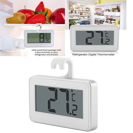 bqlove termómetro impermeable para frigorífico, pantalla digital ...