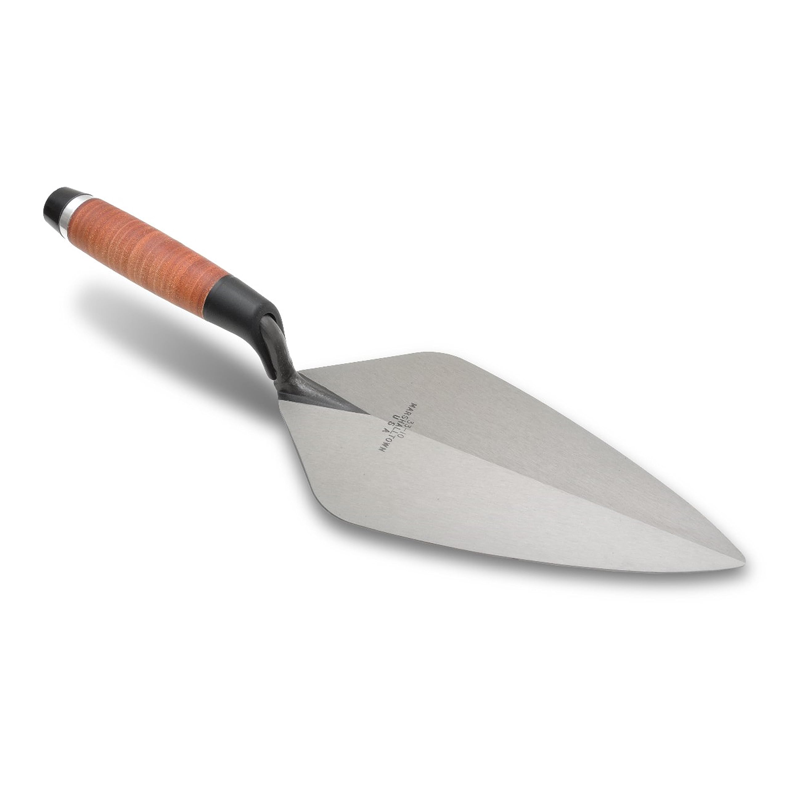 Marshalltown 33L11 11-Inch Narrow London Brick Trowel with Leather Handle …
