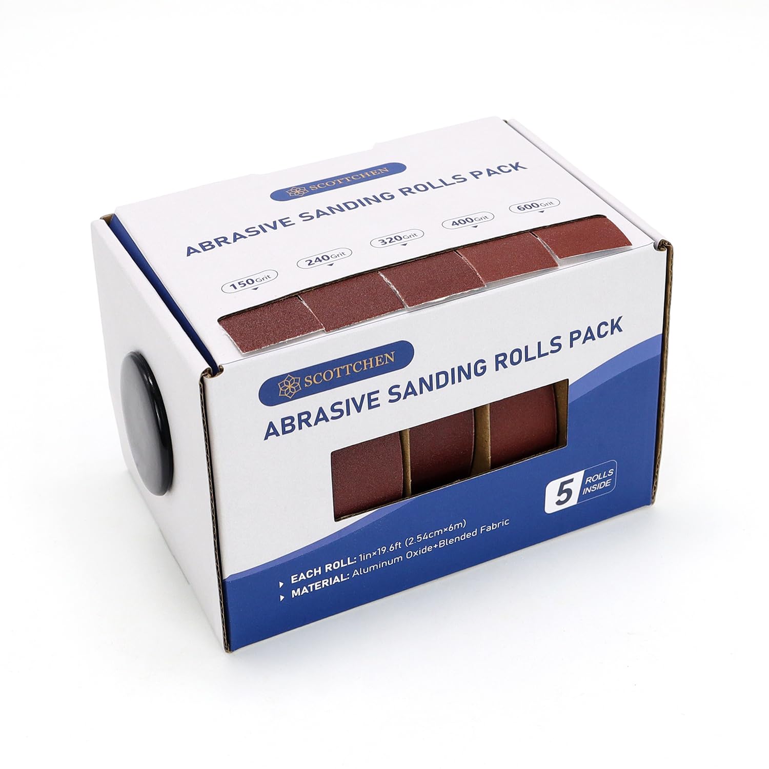 5Rolls/box Sand Paper Abrasive Tools 150 240 320 400 600 Grit Construction Metal | Canada - View #5