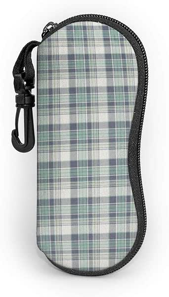 AOOEDM Estuche para gafas suave con mosquetón, Estuche portátil para