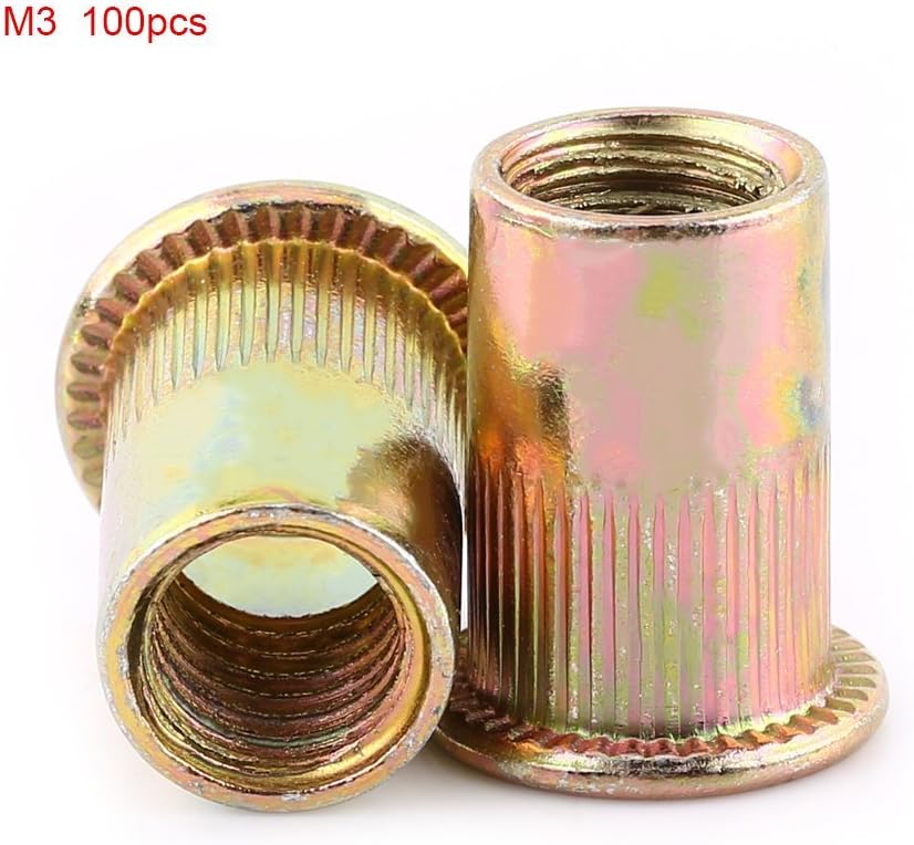 Carbon Steel Flat Metric Threaded Rivet Nut Flange Rivnut Nutsert