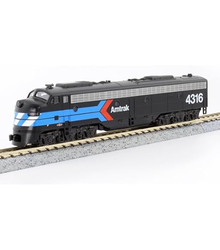 com: Amtrak Rainbow Era 8 Car Set : Toys &amp; Games