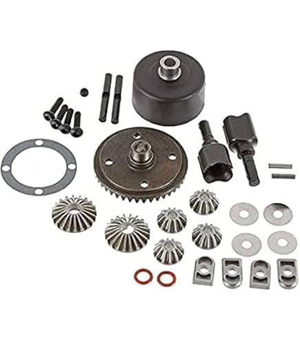 GLOBACT Steel 43T Differential Set For Arrma 1/7 & 1/8 RC Cars - Includes 10T Input Gears (2-Piece Kit)