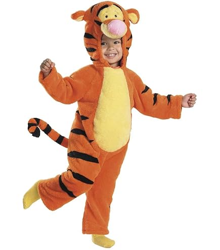 Amazon.com: Disguise Tigger Deluxe Two-Sided Plush Jumpsuit