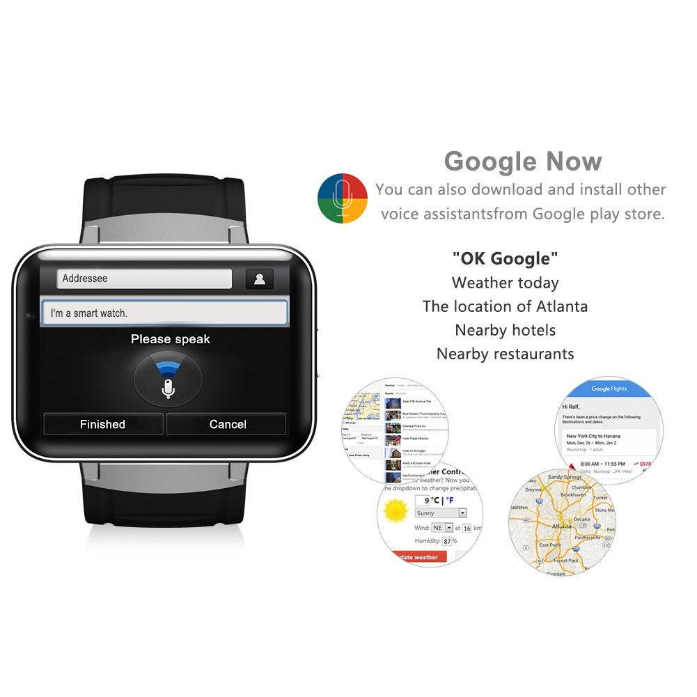 Gentman 3g Bluetooth Smart Watch Dm98 Screen Dual Desertcart