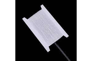 letsinstyle 50 Yards 4mm Clear Elastic Straps, Stretchy Bra Transparent Strap, Invisible Bra Shoulder Bands for Lingerie Danc