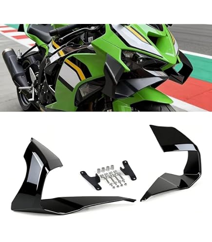 Amazon.com: ZX25R Wing Spoilers 8.46inch ABS Side Wing Fairing