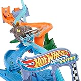 Hot Wheels Toy Car Track Set, RacerVerse Jurassic