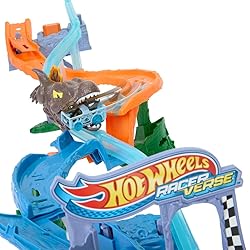 Hot Wheels Toy Car Track Set, RacerVerse Jurassic