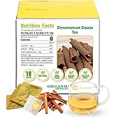 Soilmount Organic Cinnamon Tea Bags| Rou Gui – 18 Tea Bags per Box, Naturally Flavored, Promotes Health and Relaxation