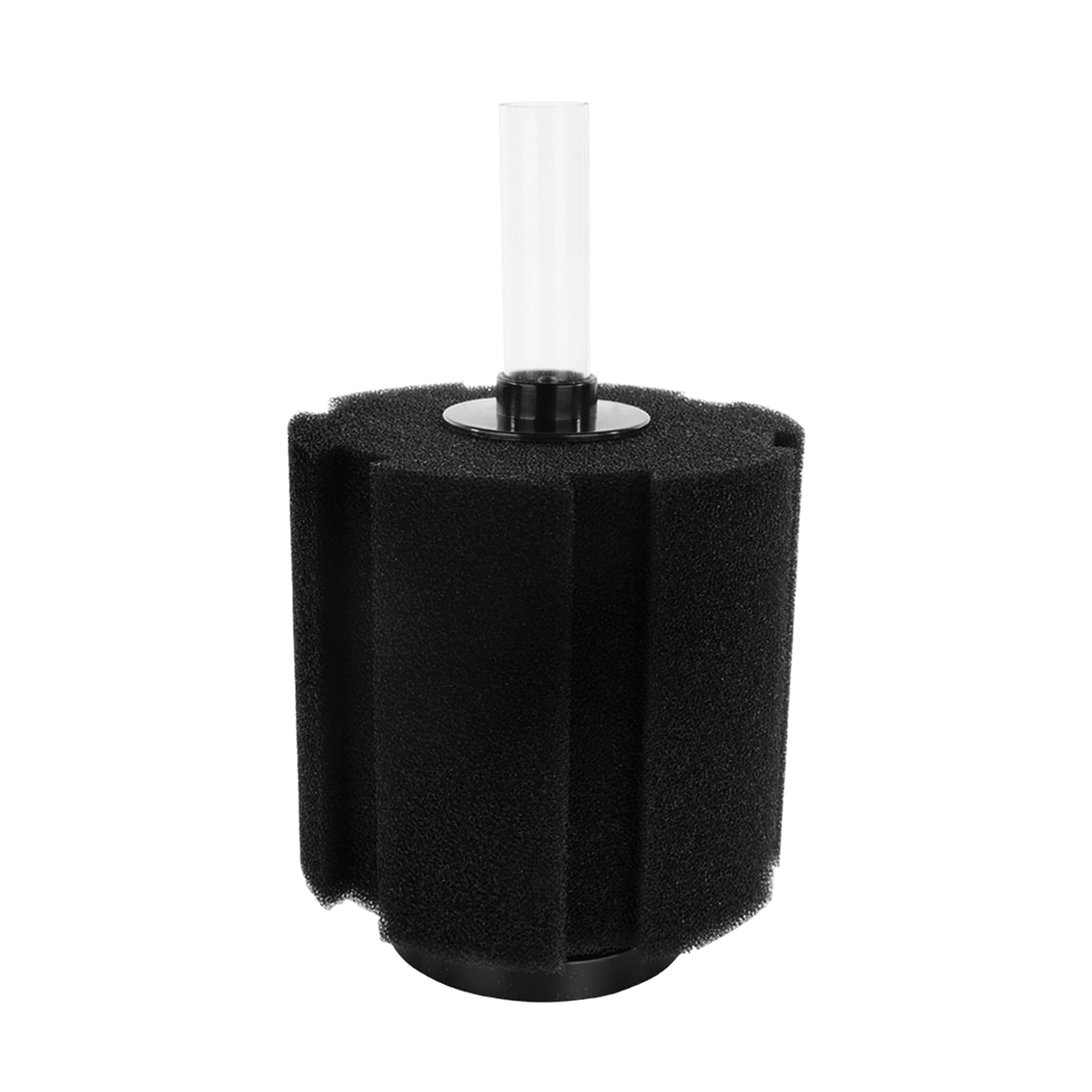 WEAVERBIRD 1PCS Black Bio Sponge Air Filter, Aquarium Fish Tank Sponge Filter, Mini Cylinder Soft Foam Biochemical Filters XY-380