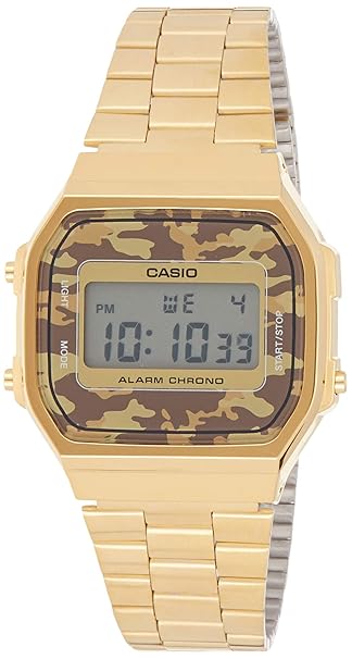 casio gold camouflage watch