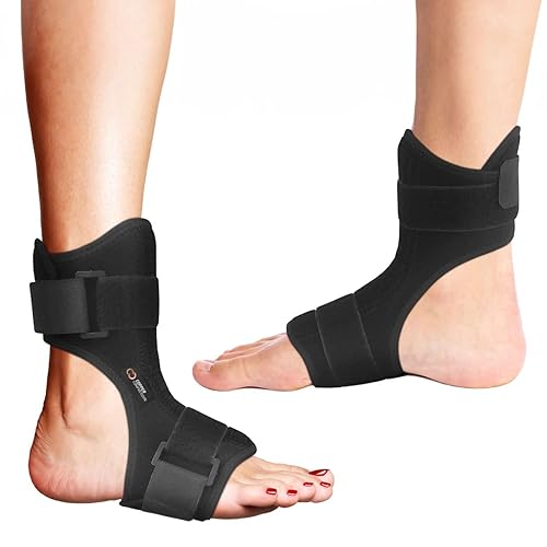 Copper Compression Plantar Fasciitis Drop Foot Brace and Dorsal