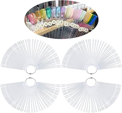 200 Pcs Uñas Display, Mostrador De Manicura Muestrario De Esmalte De