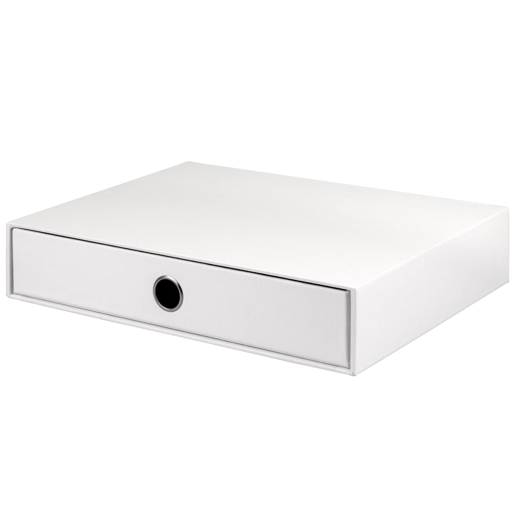 Rössler Papier 1524452090 - S.O.H.O. Ladebox voor DIN A4, met Grifflock, speciale editie wit, 343 x 250 x 65 mm, 1 stuk