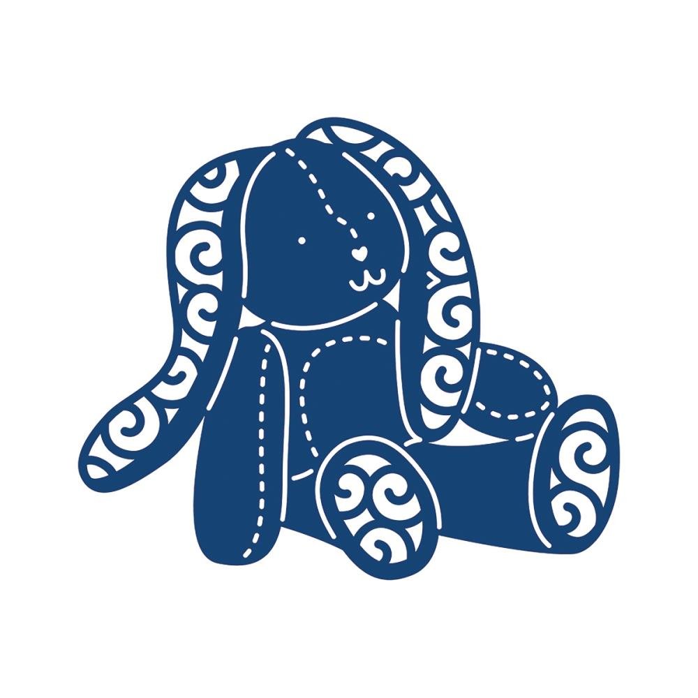 Create and Craft Tattered Lace Metal Die-Bunny