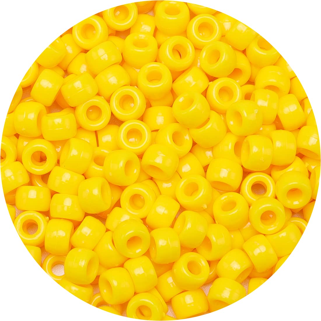 Eppingwin Beads and Bead assortments (1000 Pony Beads-Yellow Solid)…