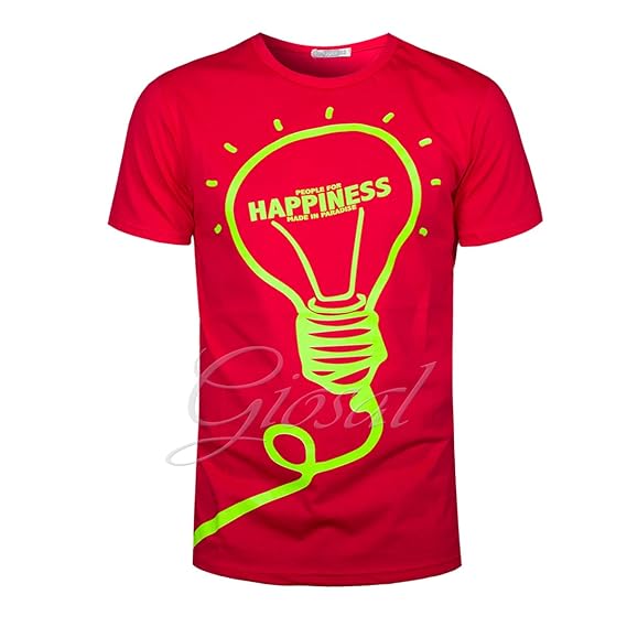 t shirt fluo uomo