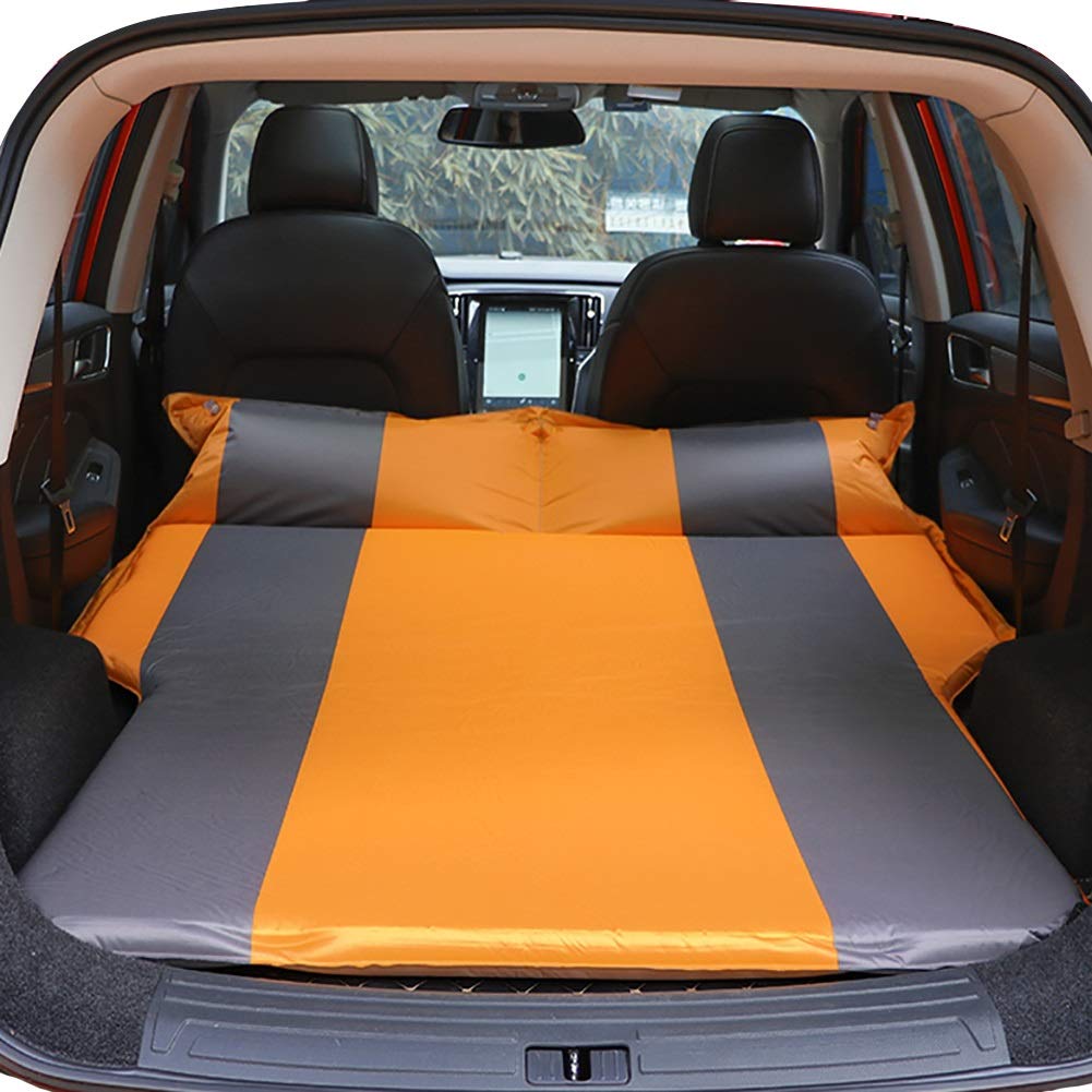 B07p8623b4 車の空気ベッド 快適な旅行膨脹可能で普遍的なsuvの後部座席のクッション 残りのキャンプのための携帯用エアマットレス エアーマットエアーベッド 返品不可