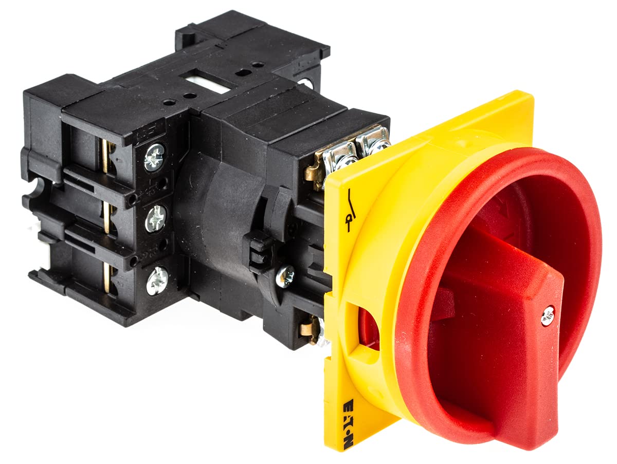Eaton 095676 Main Switch 3 Phase 32 A Emergency Off Function 0 Degree Lockable in 0 Position Assembly