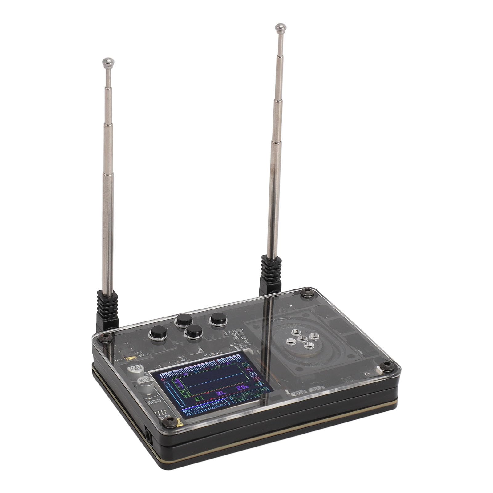 Mini Theremin, Type C Interface Audio Theremin Vintage Musical Module Ingenious Electronic Instrument with Color Display, Adjustable Voices, Antenna Calibration Function