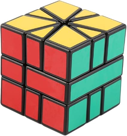 FunBlast Intelligent Square-1 Block Puzzle Cube, Creative & High Speed Stickered Edition Magic Cube