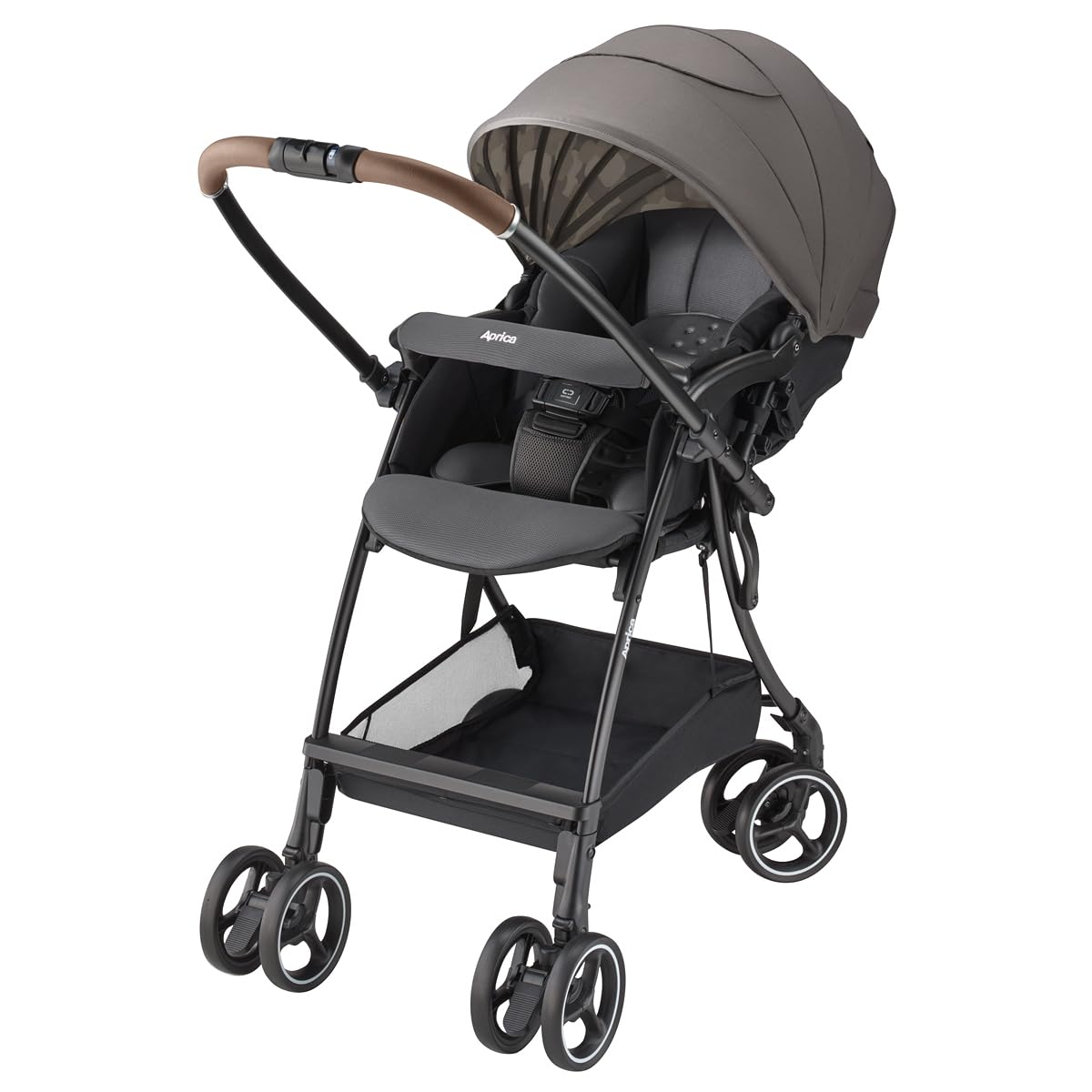 Aprica(アップリカ) A型ベビーカー ラクーナエアープラス 1か月～36か月まで 軽量 両対面 オート4輪 (グレー) 【2024年モデル】商品画像