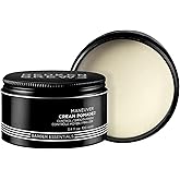 Redken Brews Maneuver Cream Pomade, Water-Based for Men, Natural Smooth Finish, Medium Hold, Fine to Medium Hair, Dye-Free, 1