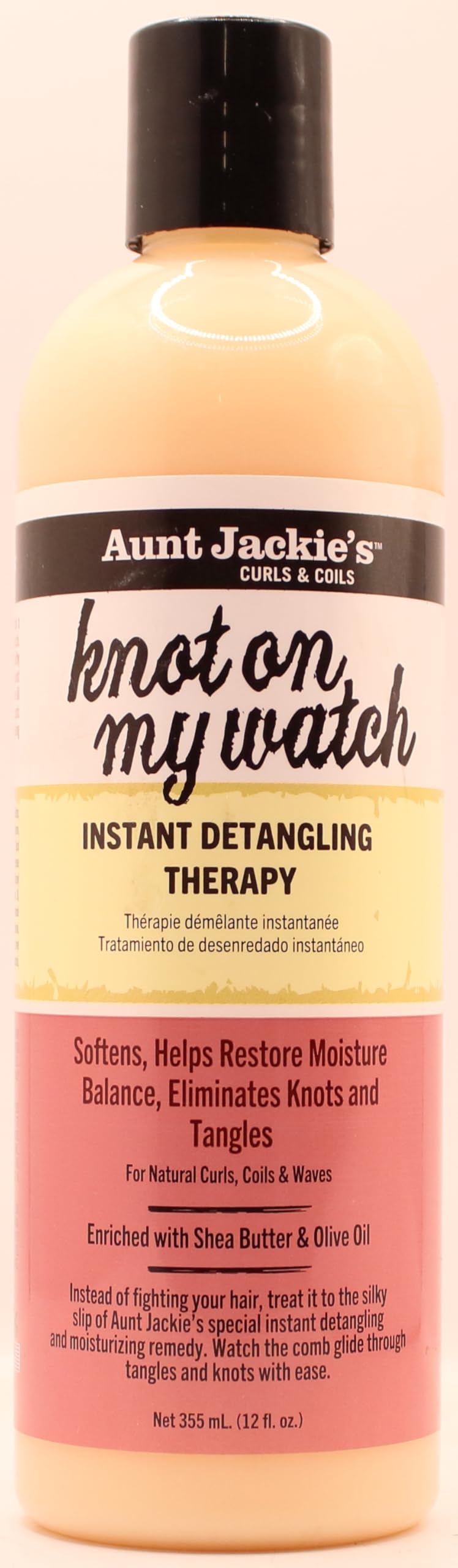 Aunt Jackie's Knot On My Watch Instant Detangling Therapy 360 ml (Pack of 2) by Aunt Jackie