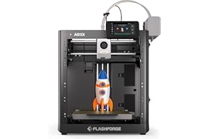Flashforge AD5X Multicolor 3D Printer, 600mm/s High-Speed 3D Printer with 300˚C Nozzle, Auto Leveling and PEI Flexible Plate, 220x 220 x220mm