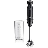 Braun MQ50001M Vario 21-Speed Hand Blender with TurboBoost, EasyClick, 500W | #1 Hand Blender Brand, SplashControl Technology