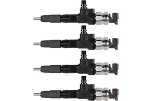 4PCS Fuel Injector 1J770-53050 1J770-53051 1J770-53053 Compatible with Kubota V3307 Engine KX080-4 KX080-4S Excavator M6060HD