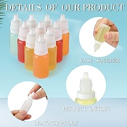 TrelaCo 300 Pcs Plastic Dropper Bottles Bulk 10ml