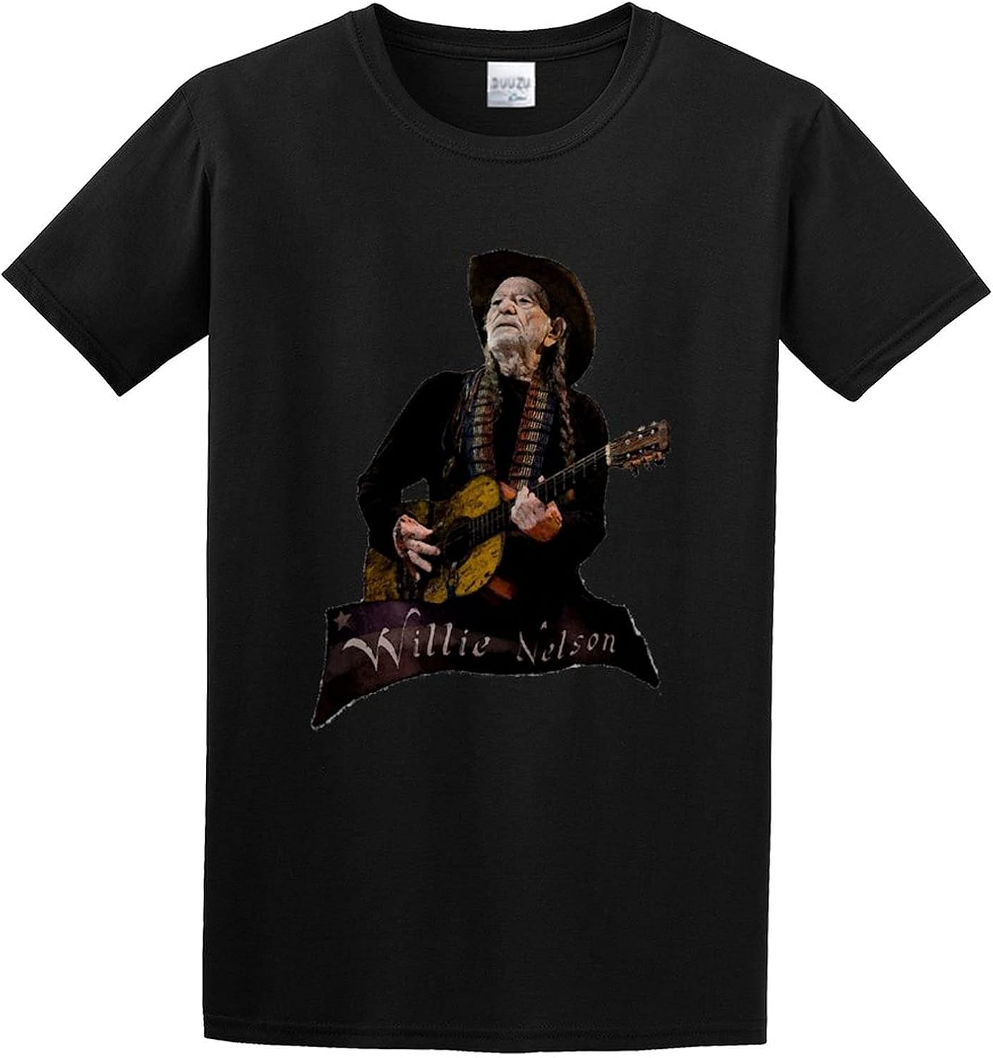 Men's Willie Nelson Tour 2015 Short Sleeves Tee Shirt Casual T Shirt
