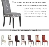 HZDHCLH Chair Covers Slipcovers 6 Pieces Stretch Removable Washable Dining view 5