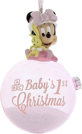 mickey mouse baby's first christmas ornament