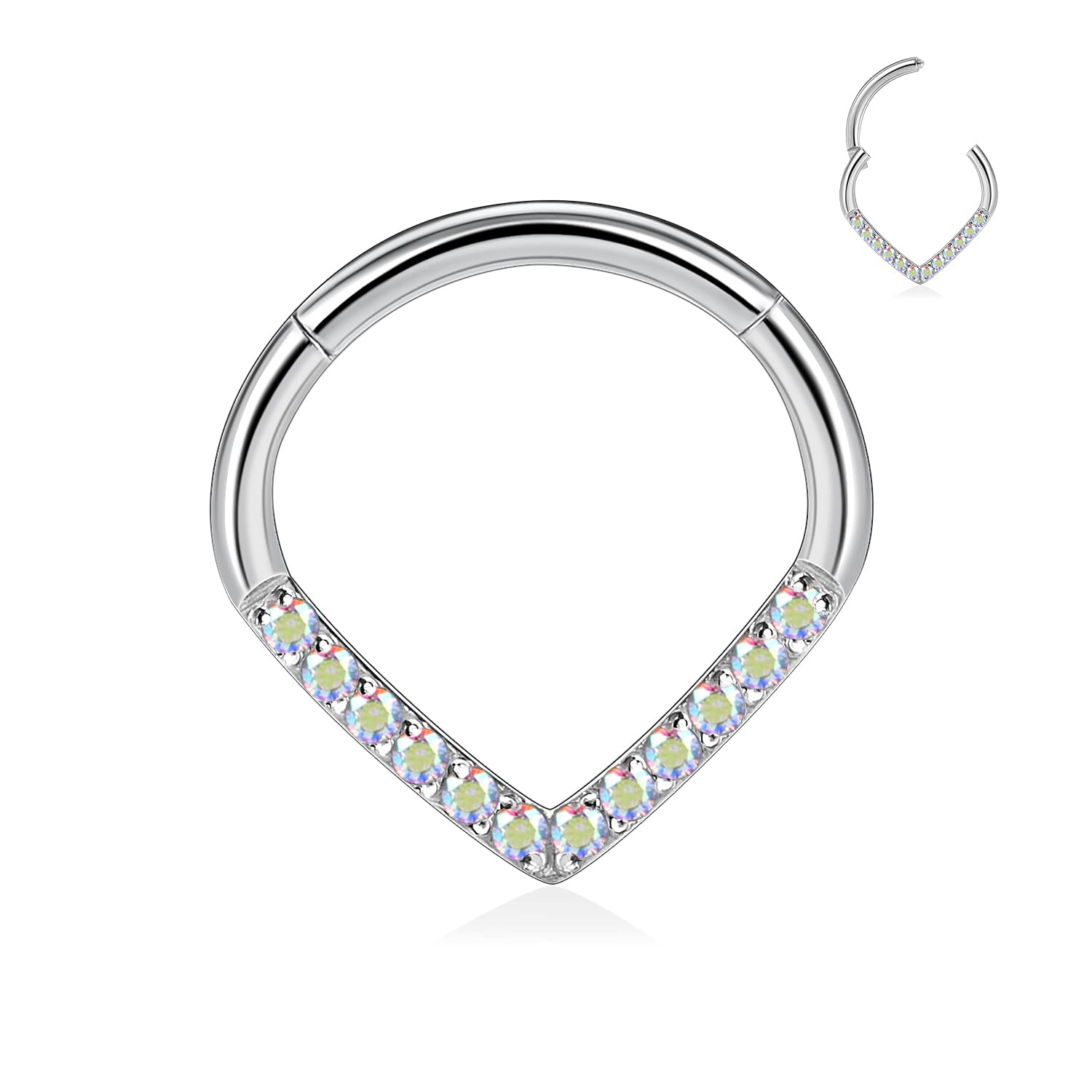 GAGABODY 16G Septum Jewelry Daith Piercing 316L