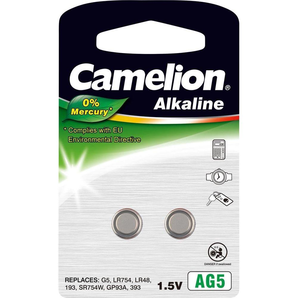 Camelion 120 50205 AG 5 LR48 Battery - Multicolour (Pack of 2)