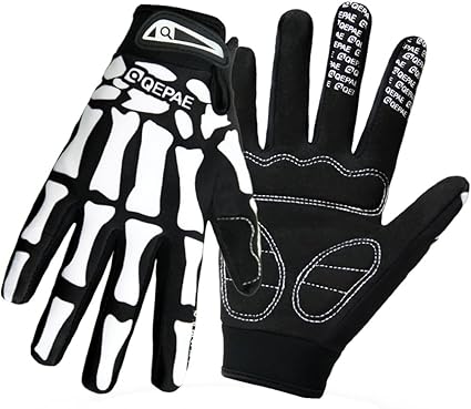 qepae skeleton gloves