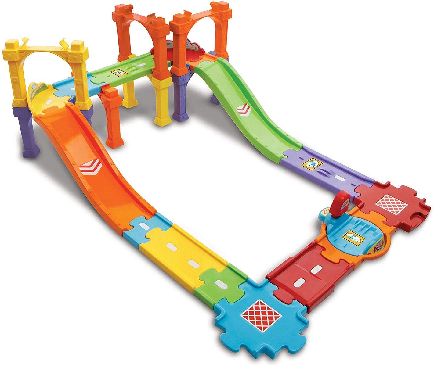 VTech Baby 80-188204 Tut Tut Baby Speedster Street and Bridge Set Large German Version