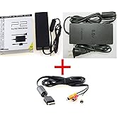 Video Game Accessories PS2 SLIM AC ADAPTER POWER CORD SUPPLY + AUDIO VIDEO AV CABLE By (Revolt Gamer)