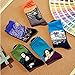 Pack of 5 Mens Fashionable Colorful Pattern Design Soft Cotton Socks (Size 5-10)